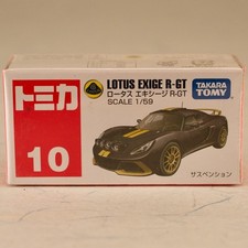 Minicar Tomica No.10 1 59 Lotus Exige RGT Black Gold s1