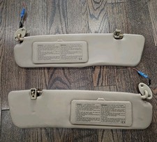 1991-1997 TOYOTA PREVIA SUNVISOR SUN VISOR DRIVER PASSENGER MIRROR LIGHTS OEM