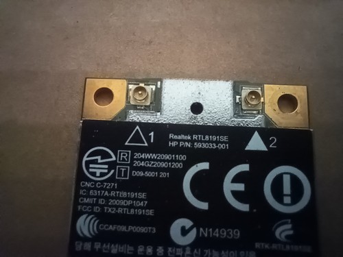 Carte wifi realtek rtl8191se - wifi,