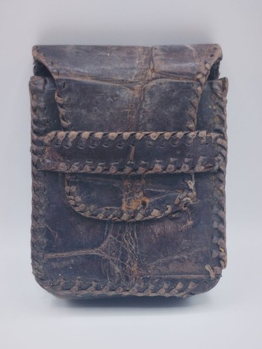 Ancien étui pochette cuir - pochette,