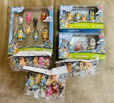 Bluey Family Bingo Dog Dad Mom Action Figures Set