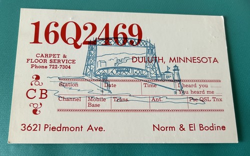 Radio qsl post card - radio,