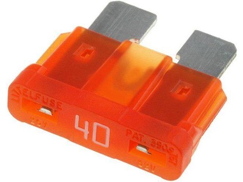 10x fusibles 40a - 40a, 19mm