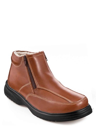 Bottes cuir avec doublure - bottes, en