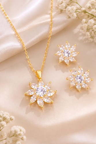 Parure bijoux femme acier - parure,