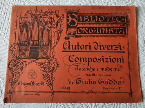 Orgue livret partitions - livret,