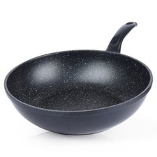 Poêle wok en granit pour