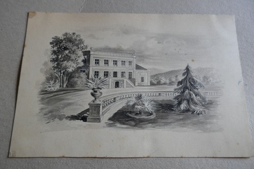 Aquarelle ancienne originale - aquarelle,