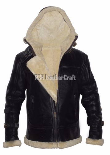 Veste aviateur cuir noir - aviateur, en
