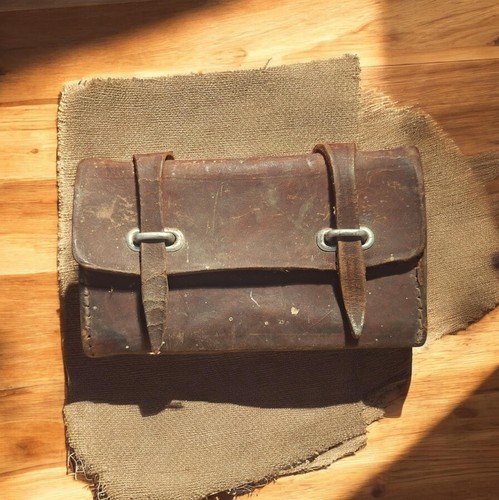 Sacoche outils ancienne en - sacoche, à