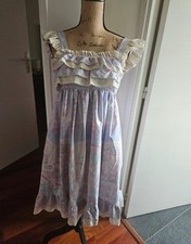 Robe mauve et crème sweet Lolita t. L