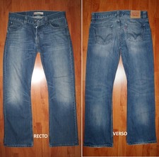 JEANS LEVIS 512 "Bootcut" W33 L32 (FR t43)  bleu stone délavé 0710