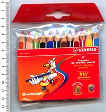 12 short COLOR PENCILS - Stabilo brand - new