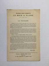 " Deuxième cahier consacré à "La Main à Plume" Surréalisme 1943