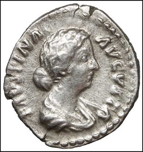 Faustina denier ceres denar - faustina, ii