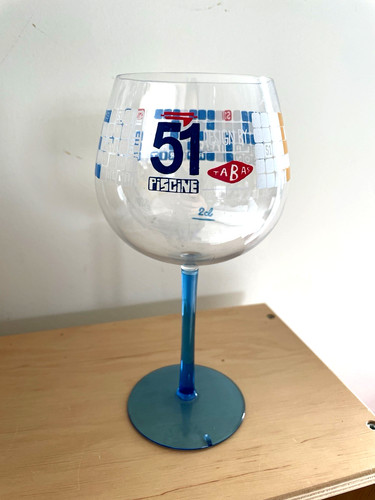 Verre pied ricard - à,