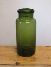 + Old green grocery jar or apothecary jar +
