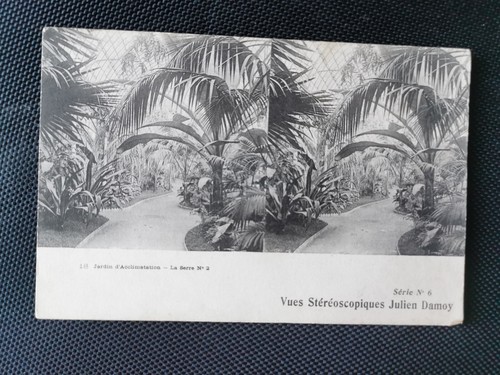 Old postcard jardin - 75,