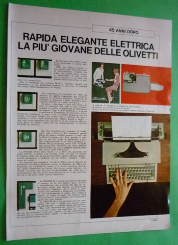 Olivetti praxis machine à - praxis, 48