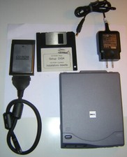 Dell Portable Ext PCMCIA CD-ROM Drive Kit EXTCDR-1 with PC Card + AC Adapter