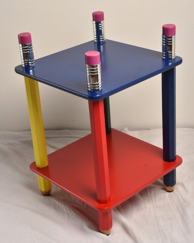 Table chevet crayon - , pierre