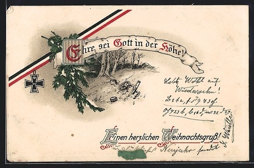 Carte postale croix fer - carte,