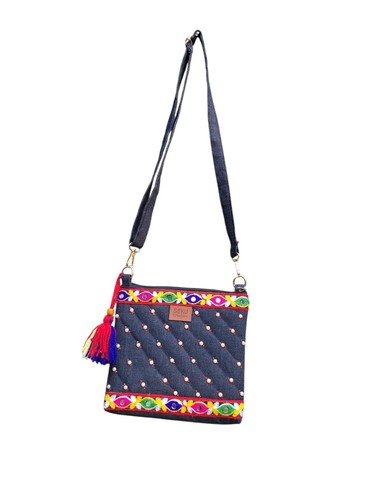 Sac bandoulière denim - sac,