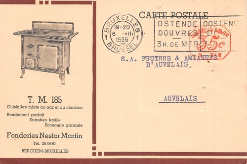 Cpa belgique berchem - belgique,