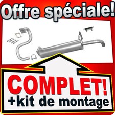 Échappement pour VW T3 TRANSPORTER III 1.6 D 50CH Motor: CS 1980-1990 Silencieux