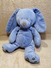 Doudou  peluche lapin bleu