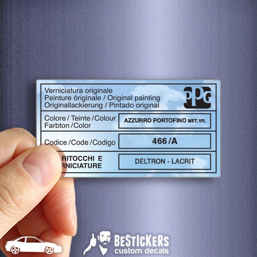 Autocollant étiquette