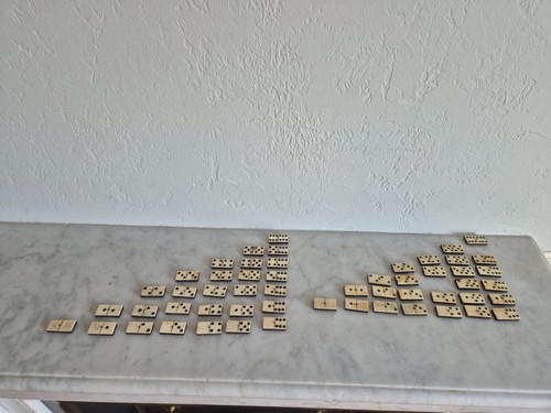Ancien jeu dominos - jeu, du