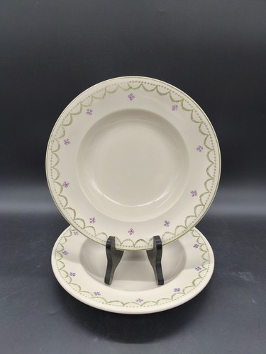 Assiettes creuses longwy - 2,