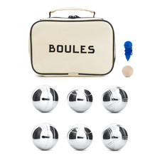 Large Silver Boules Set Of