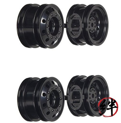 Tamiya noir roues 4tt - noir, 4tt-01