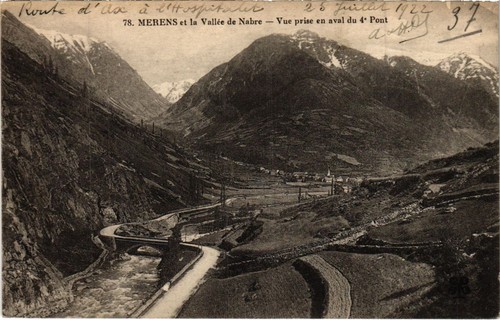 Cpa merens vallee de - cpa,