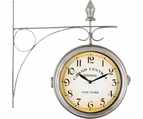 Horloge gare vintage double - de,