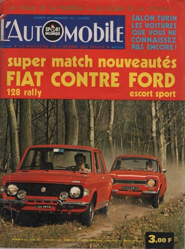 Automobile 307 1971 turin - l'automobile,