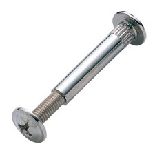 Vis relieuse M4 nickelé pour