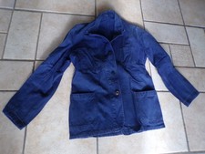 Veste bleu de travail femme