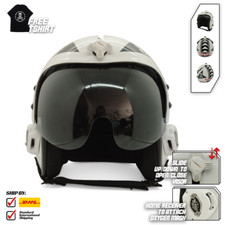 STRIKE FIGHTER SQUADRON JOLLY ROGERS FLIGHT HGU-33 CASQUE FILM PROP PILOT + SHR