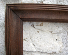 cadre ancien en bois massif