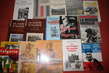 lot 15 books Algerian war called 1954 1962 book