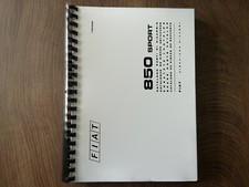 Fiat 850 Sport Coupe / Spider parts catalogue (copy)