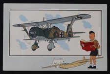 Henschel HS 123 TINTIN AVIATION 39 45 Chèque 7 #3 Voir Savoir Avion