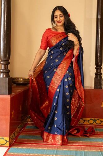 Sari banarasi soie designer - en,