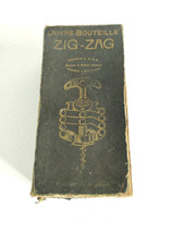 OLD CORKSCREW ZIGZAG ORIGINAL BOX MEDIUM CONDITION 20TH CENTURY