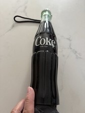 Vintage 1985 Plastic Coca Cola UMBRELLA Coke Bottle Centennial 