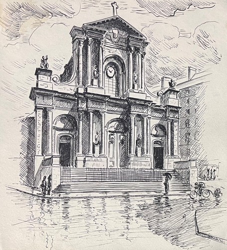 Paris église saint roch - Église, style