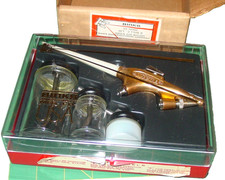 Vintage Binks Wren Auto Accessory Hobby Pinstripe Airbrush Custom Kit NOS USA